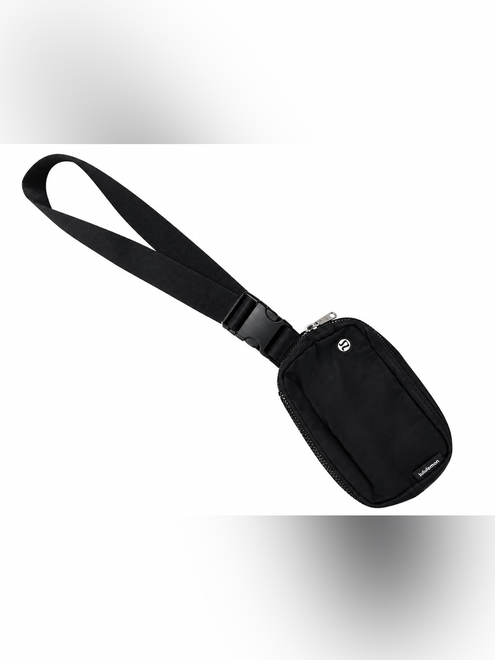 lululemon athletica Black Compact Crossbody Pouch with Adjustable Strap